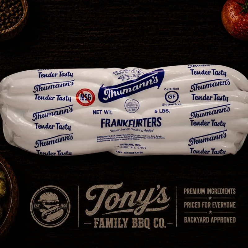 Thumann’s Pork & Beef Natural Casing Franks (5 lb.)