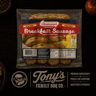 Thumann’s Pre-Cooked Breakfast Style Sausage (12 oz.)