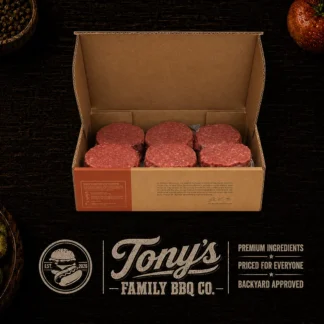 Wonder Meats 100% Beef Hamburger Patties 85/15 (10 lb.) (4,5,6 oz.)